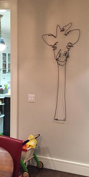 giraffe wire art